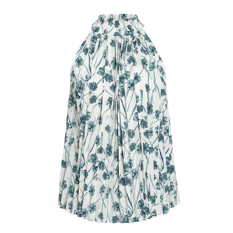 Floral print women cropped tops