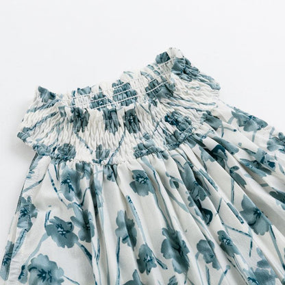 Floral print women cropped tops