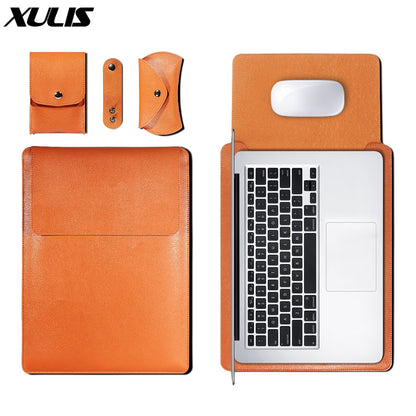PU Leather Sleeve Bag Case For Laptop