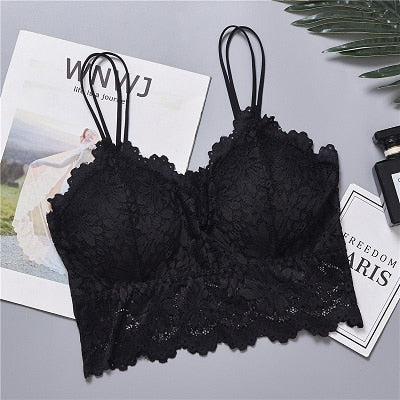 Push Up Wireless Lace Bra