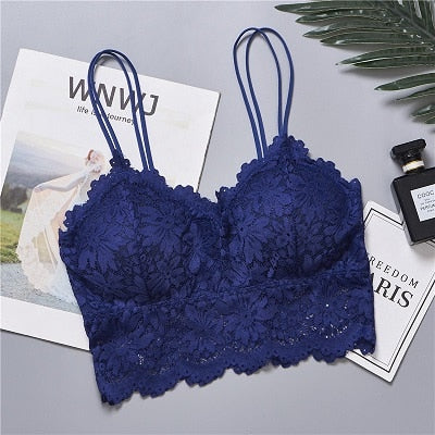 Push Up Wireless Lace Bra