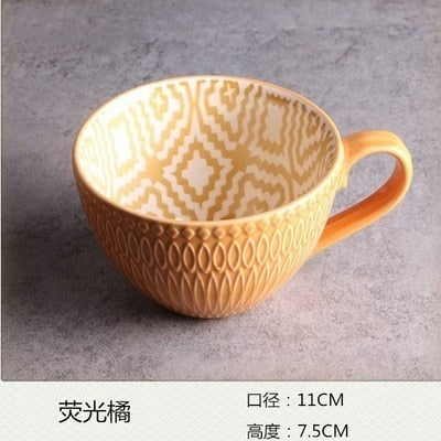 Ceramic Hand Painted Coffee Cup