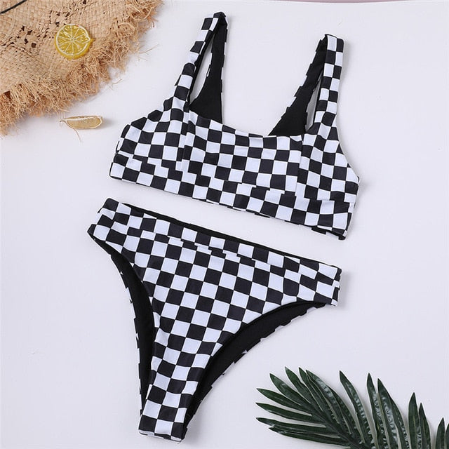 Cow Print Swimsuit