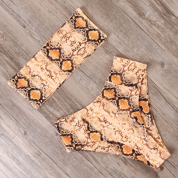 Bandage High Waist Bikini