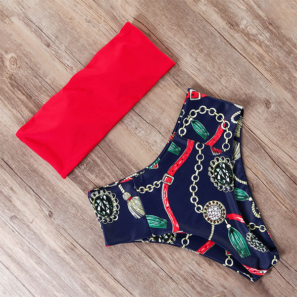 Bandage High Waist Bikini