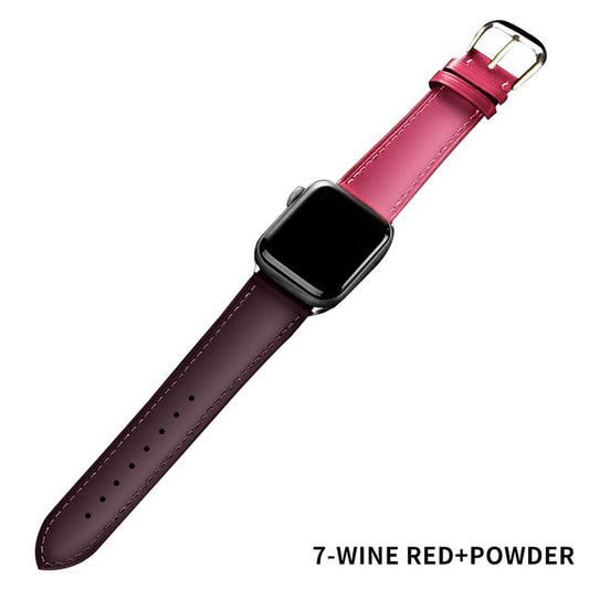 Leather Watch Band for Apple Watch